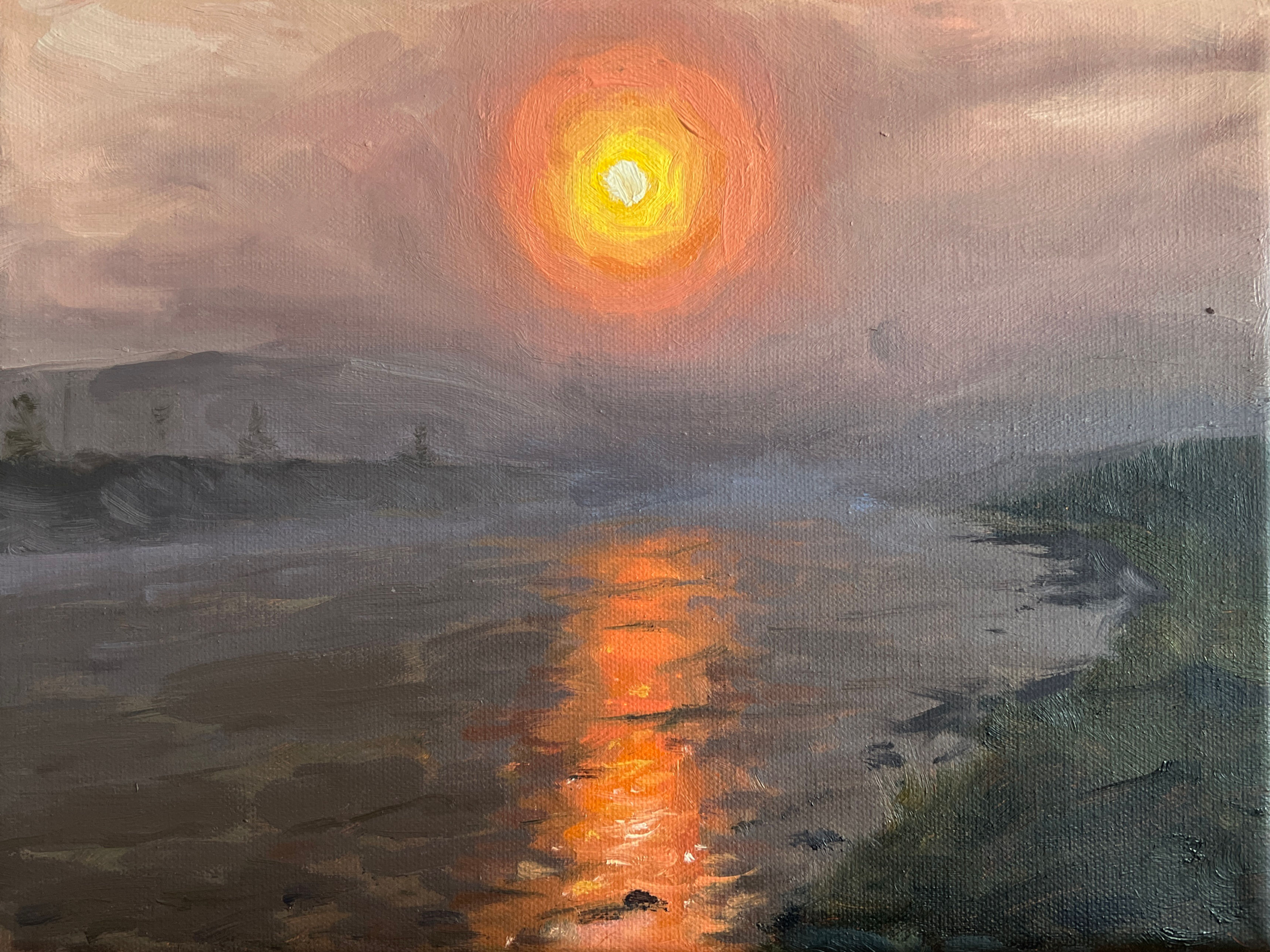 Moody Sol Original Oil Painting
