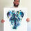 Thumbnail: modern elephant oil painting artist eric sweet