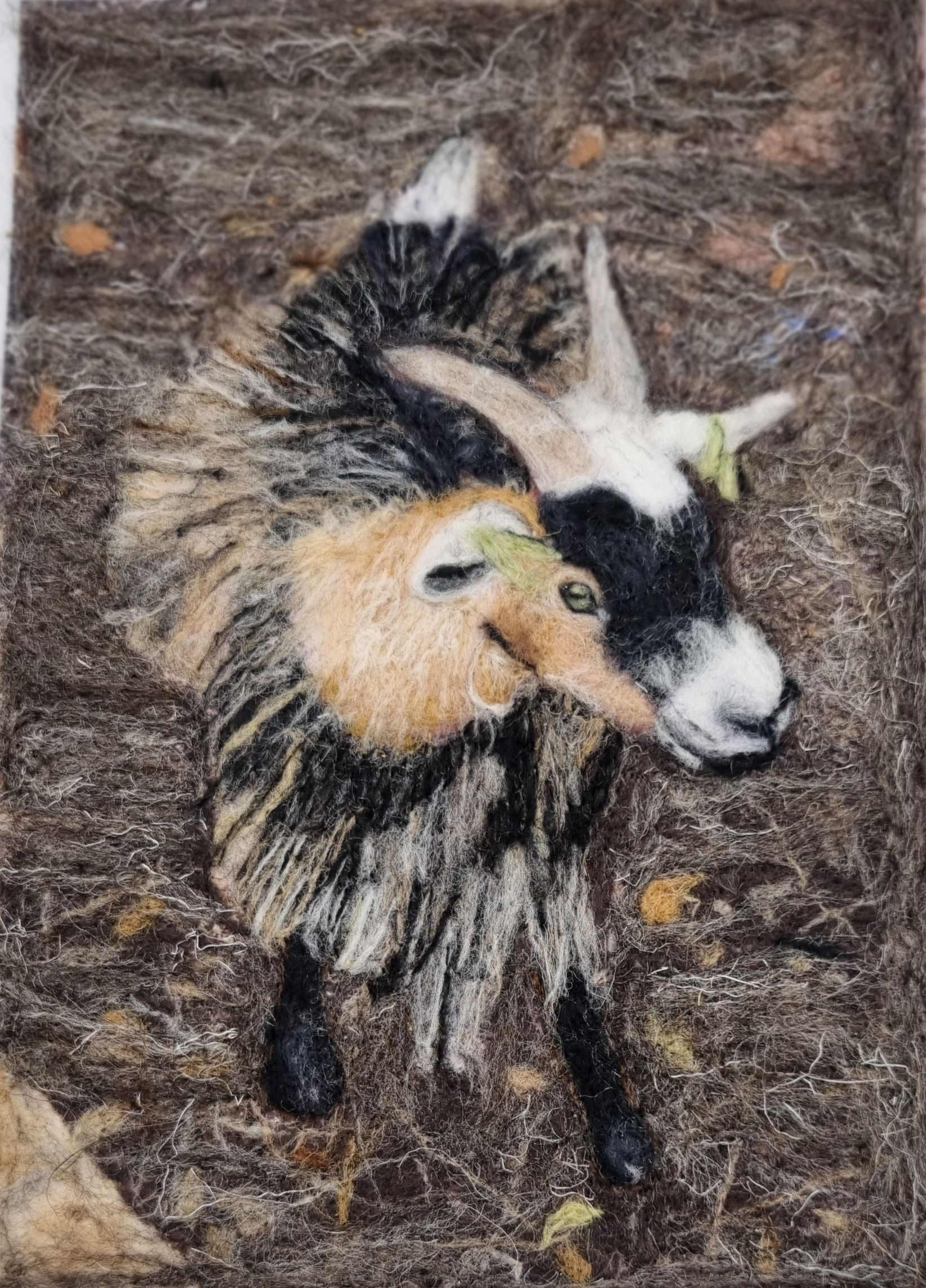 Needle felted Goat