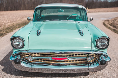 Vintage Blue Coupe
