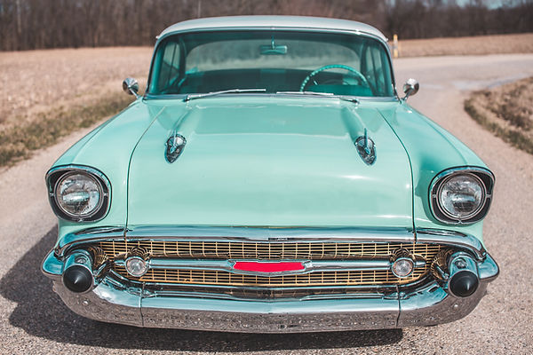 Vintage Blue Coupe