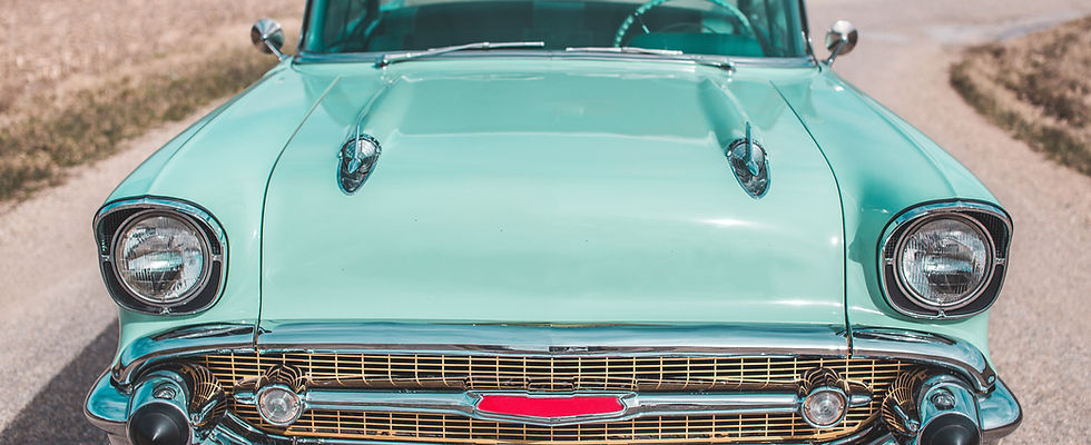 Vintage Blue Coupe