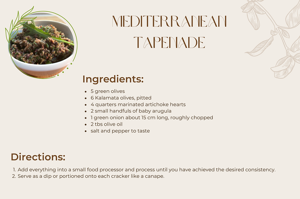 Tapenade has an assertive personality, so it pairs best with wines that aren’t shy—wines with aromatics, spice, or vibrant acidity. Subtle wines get lost; expressive wines stand up and shine. Mediterranean Roots = Built in Harmony. Tapenade comes from the same culinary world as many of the wines that match it. Ingredients and wines that evolved in the same region almost always fit together naturally.
