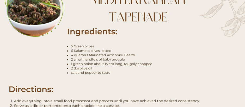 Winter Wonders Mediterranean Tapenade