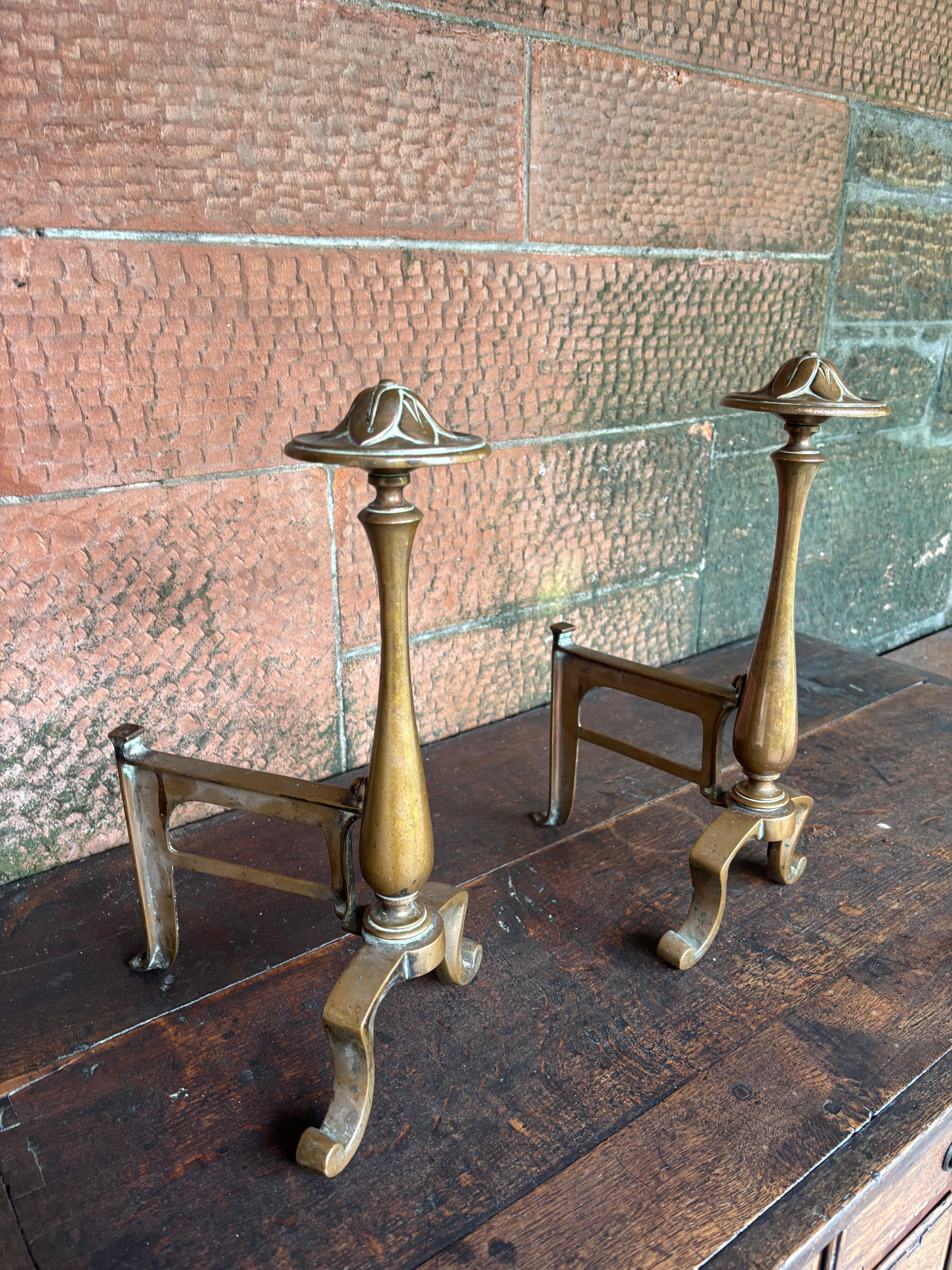 Arts and crafts fire dogs 