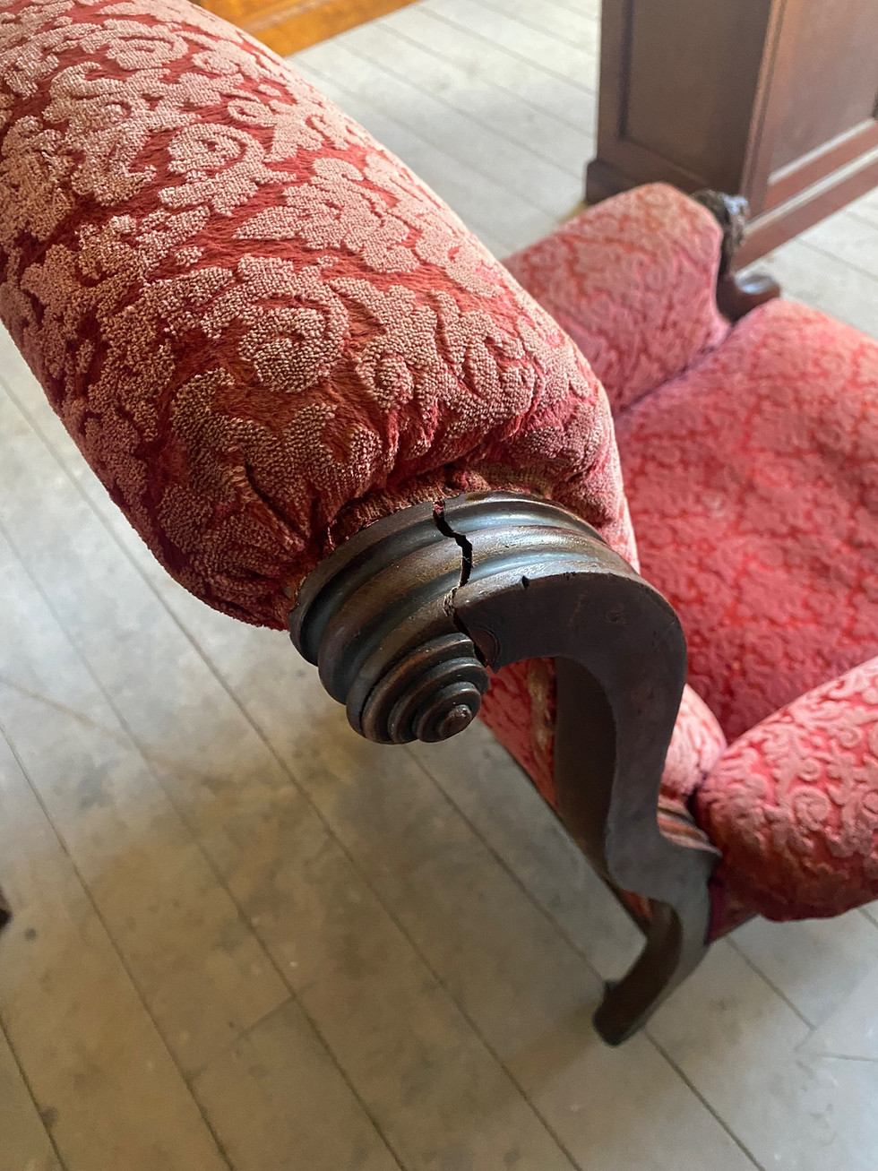 Thumbnail: Mid victorian Lion head chair 