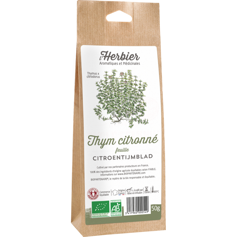 Feuilles de Thym Citronné BIO - 50g