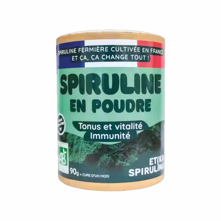 Organic Spirulina Powder 90g - Étika Spirulina