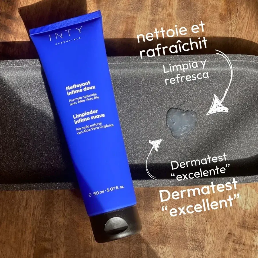 Gentle Intimate Washing Gel – Organic Aloe Vera – 150 ml – Inty Essentials