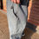 Miniatura: CALÇA RETA JEANS CINZA