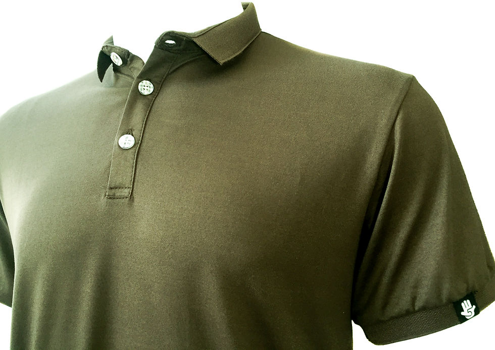 Thumbnail: Polo Green Khaki - Soft Cotton, Quick Dry and Body Fit