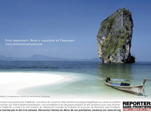 Sous le soleil la répression… Une campagne d’information de RSF