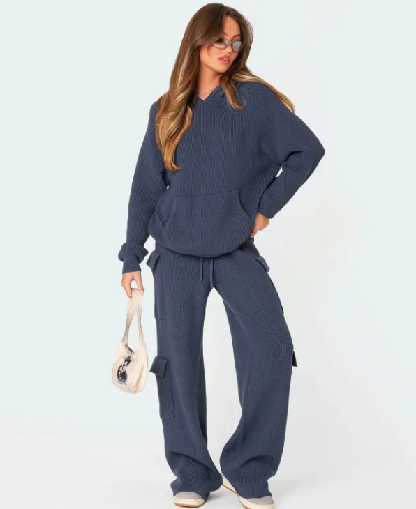 cópia de Casual Hooded Sweater Suit for Spring & Autumn