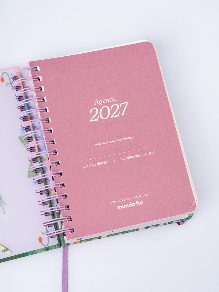 Miniatura: PREVENTA Agenda Boho día por página 