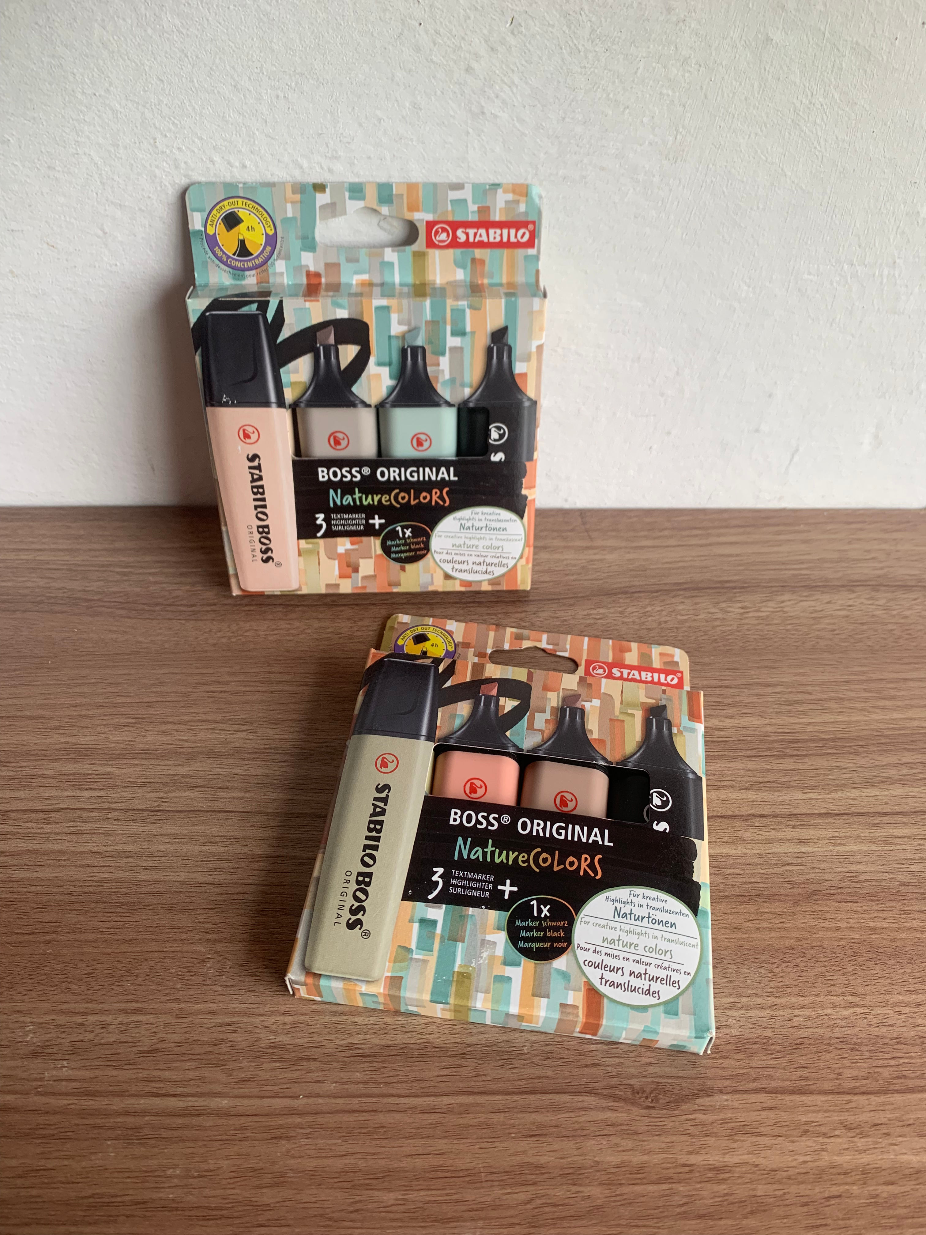 Resaltadores nature x4