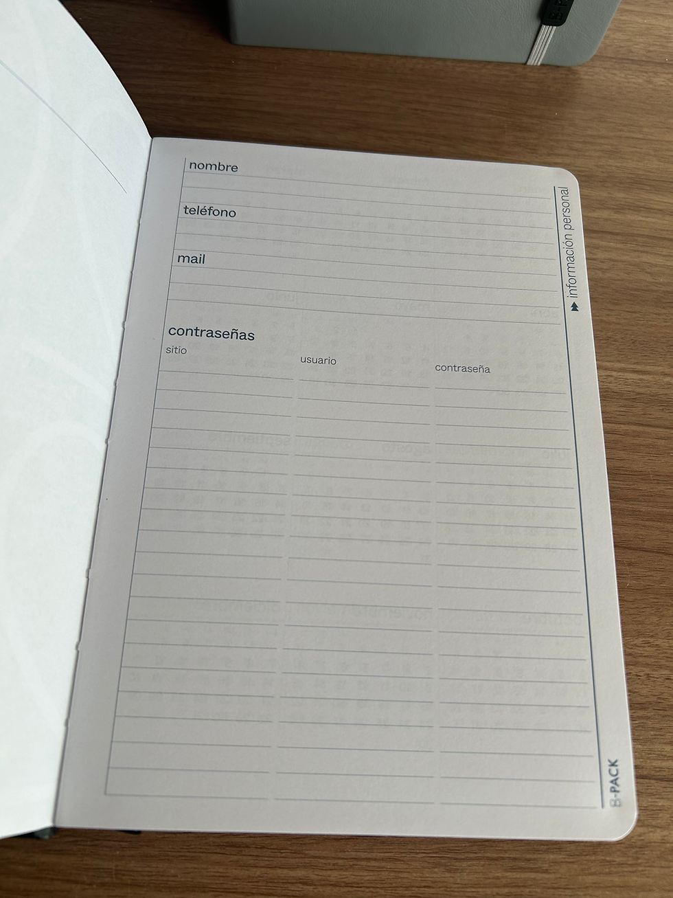 Miniatura: Agenda B-pack día por página 