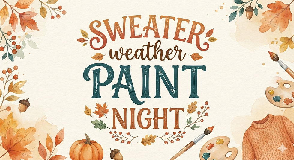 Sweater Weather Wood‑Sign Night