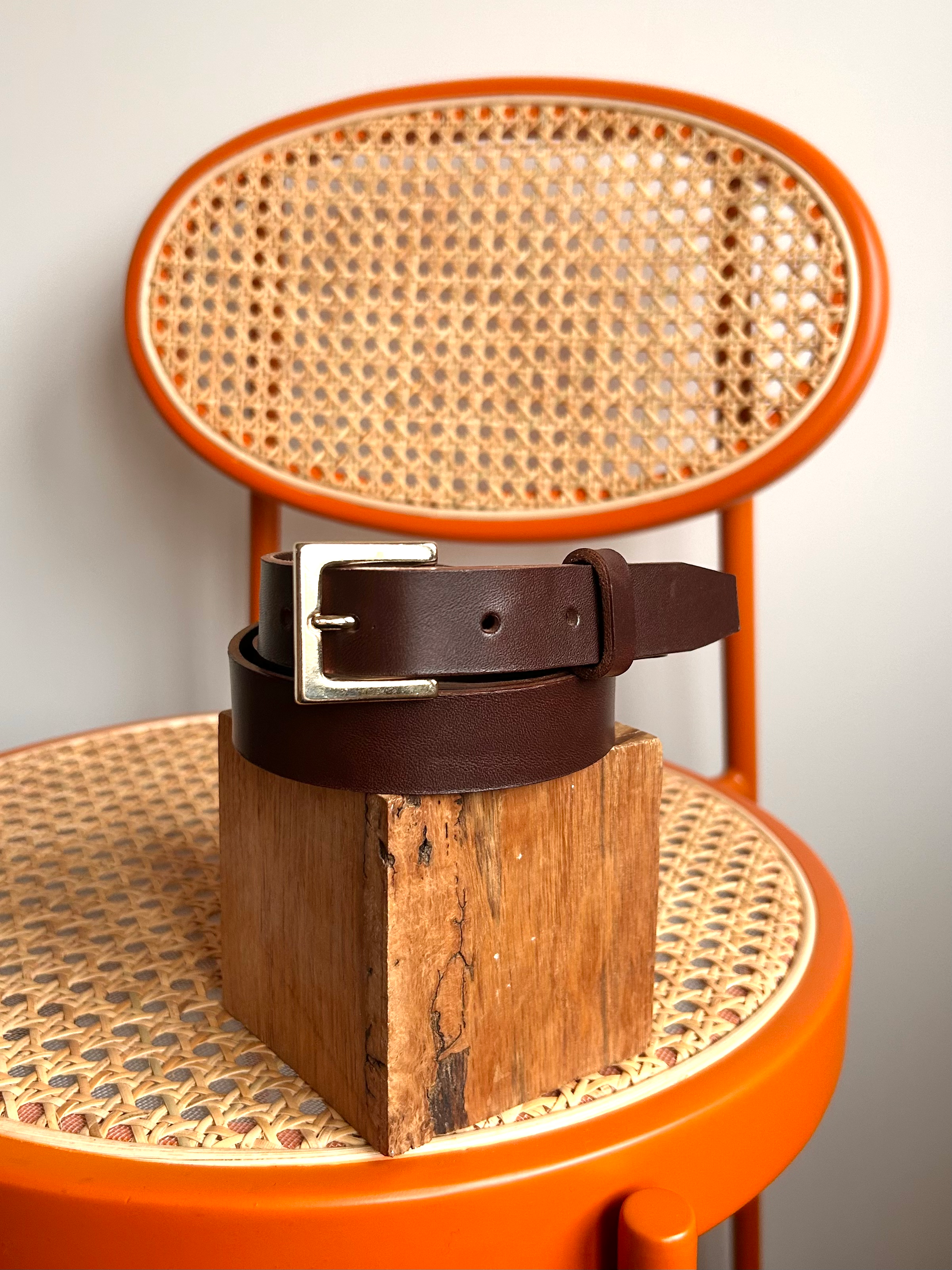 Ceinture Chocolat - Taille 2 M/L - 2,5 cm de large