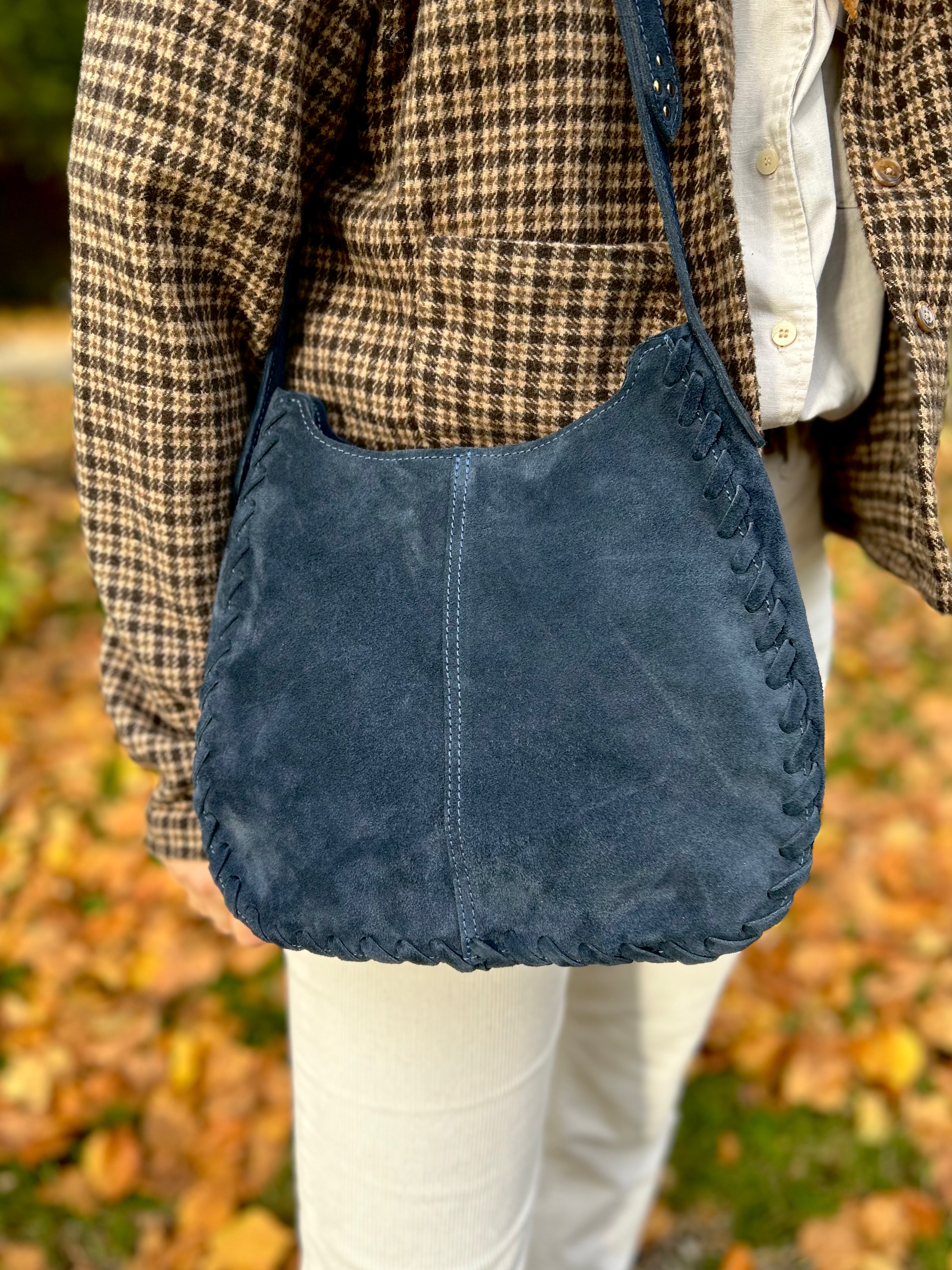 Petit Boby tressé - Bleu nuit velours