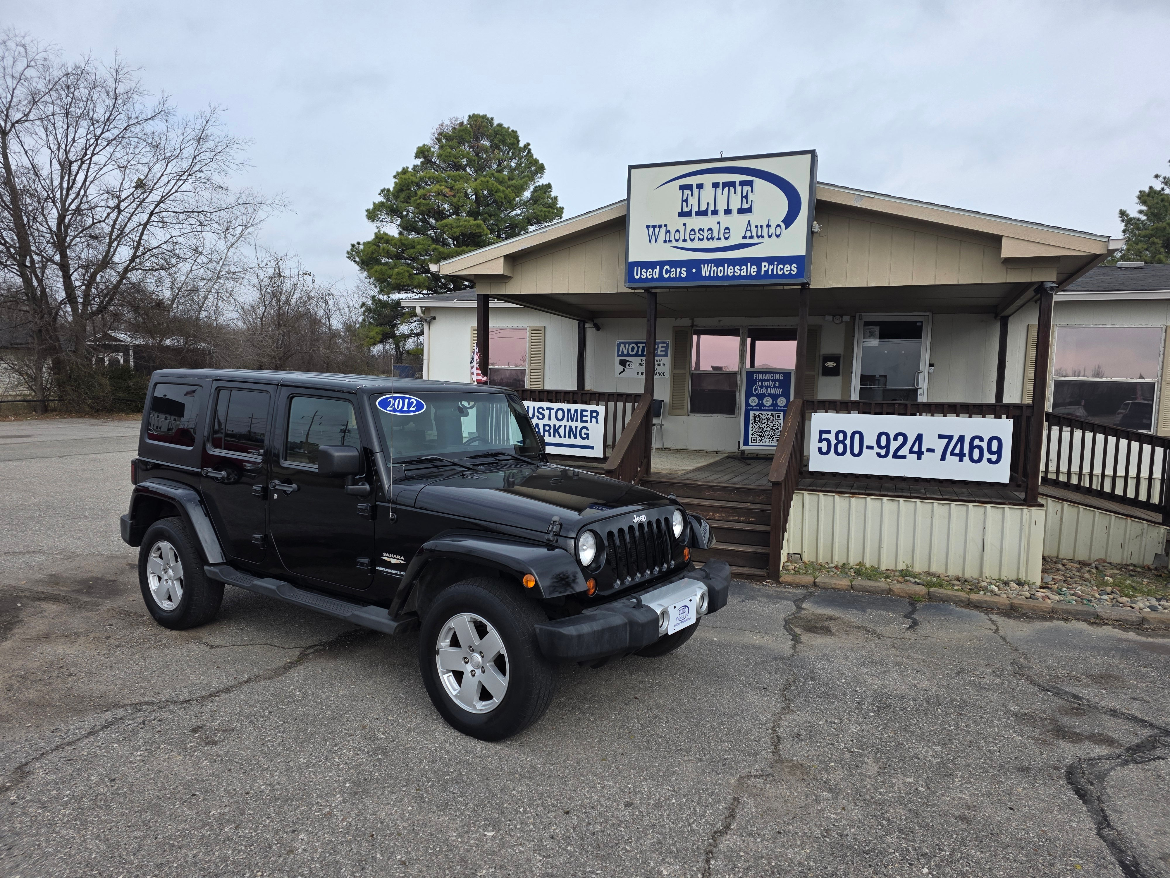 2012 Jeep Wrangler Unlimited 4×4 $18,995