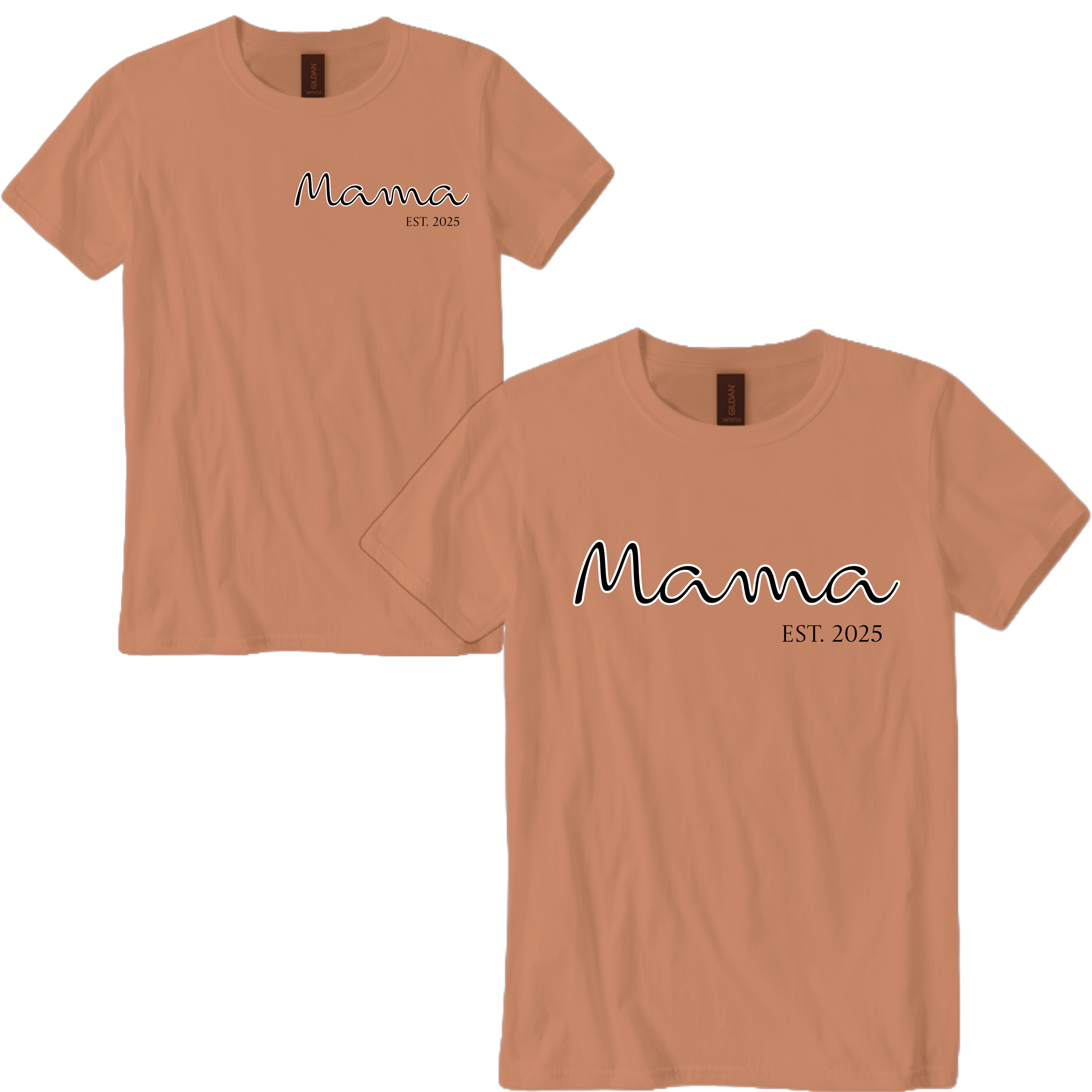 Custom Mama with Est. Shirt