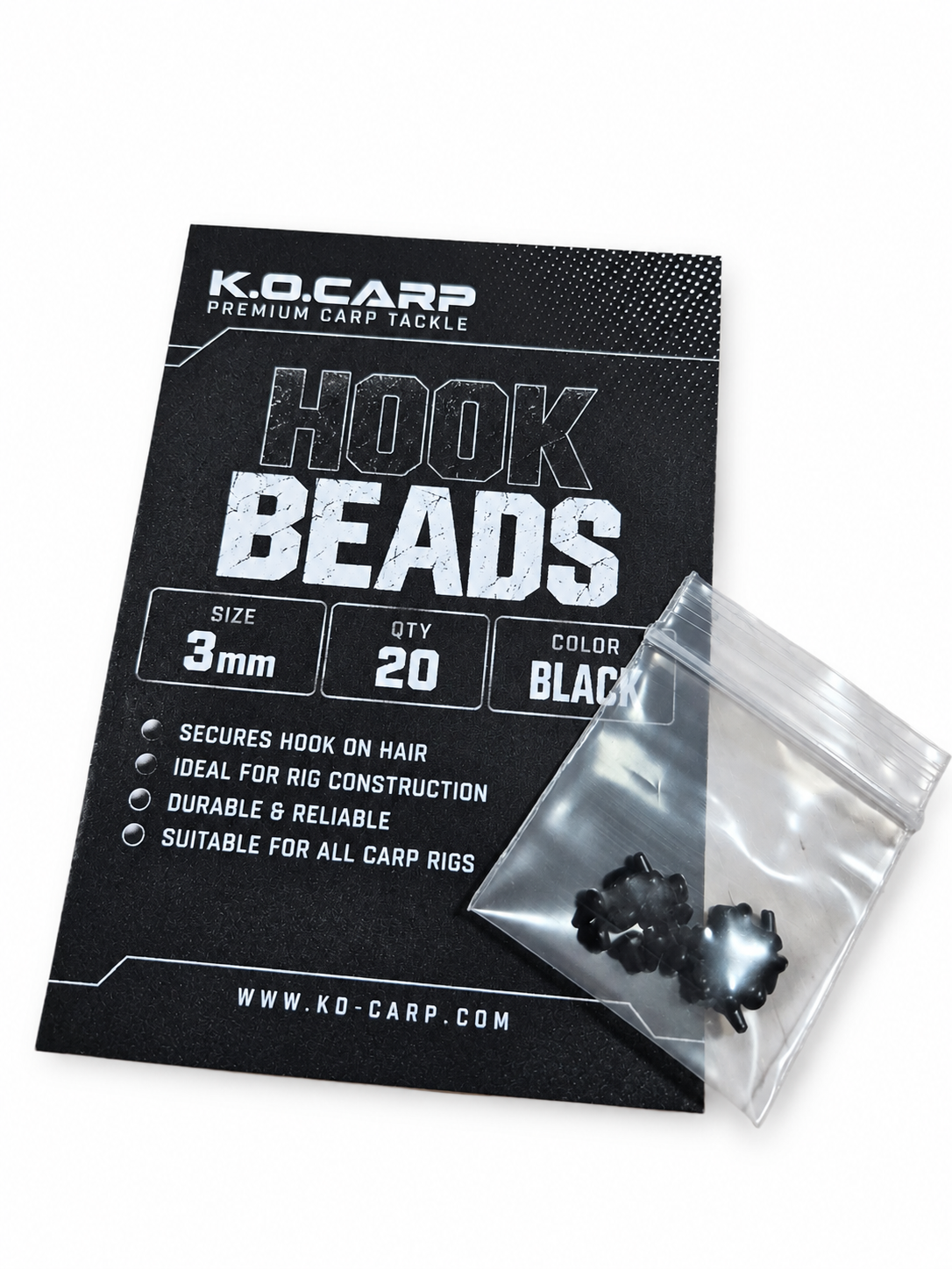 HOOK BEADS black