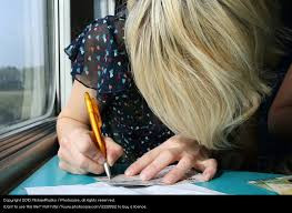 LETTER ON A TRAIN