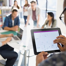 Person Holding Tablet