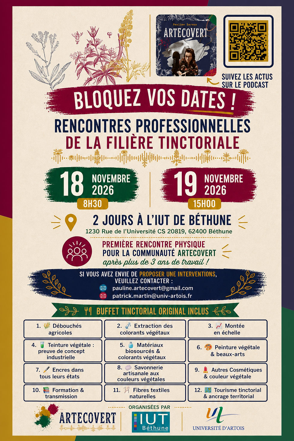Couleur végétale : rendez-vous à Béthune les 18 et 19 novembre