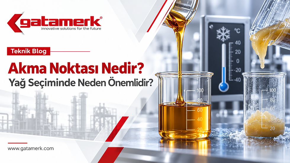 Endüstriyel yağlarda akma noktası ve düşük sıcaklık performansı - GataMerk