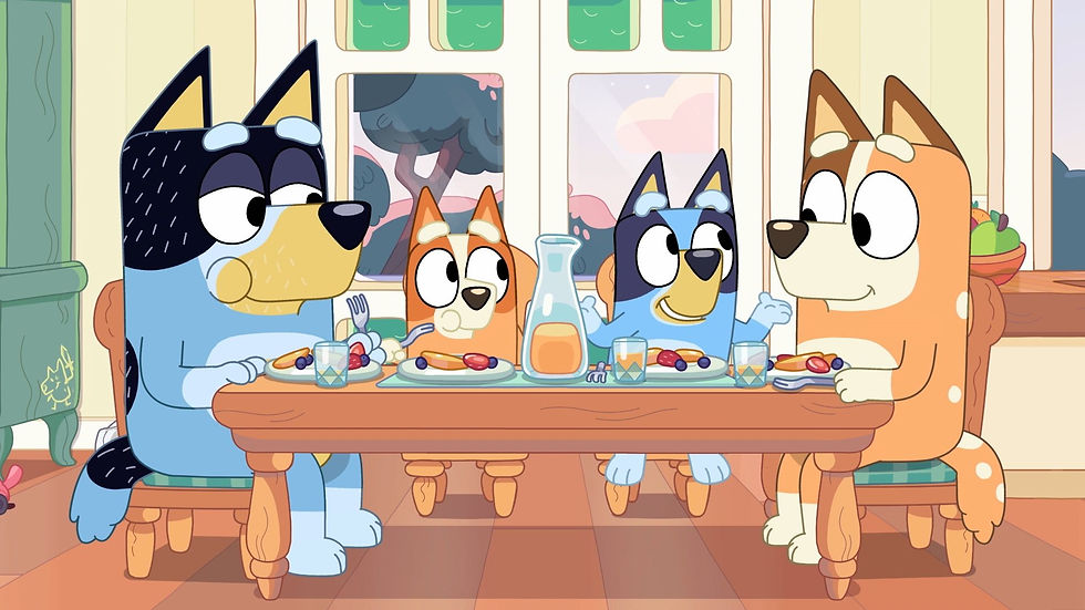 Bluey-Inspired Family Breakfast
