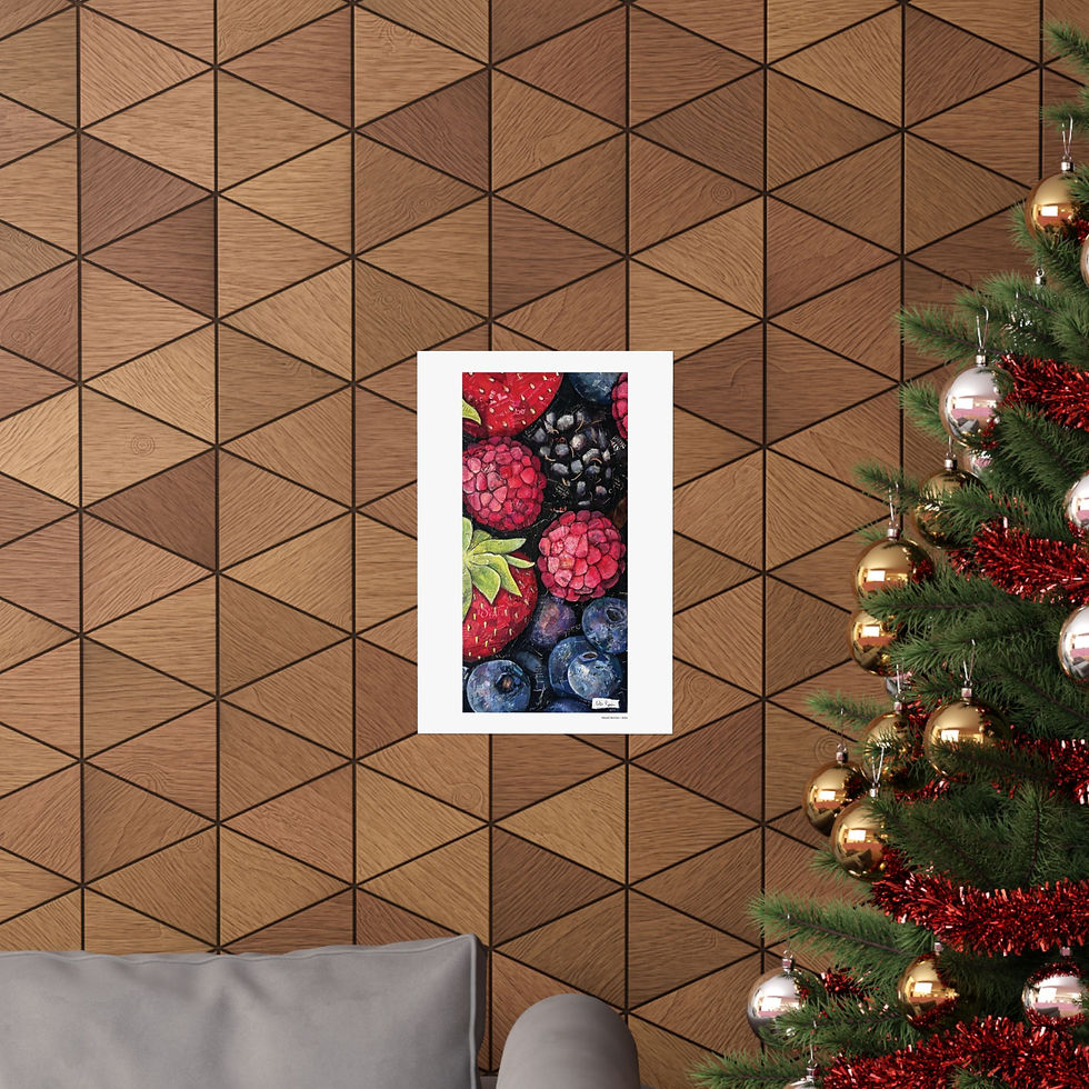 Thumbnail: Mixed Berries | Unframed Art Print