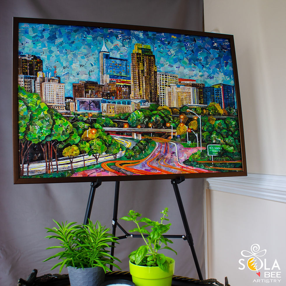 Thumbnail: Raleigh at Dusk | Original Artwork