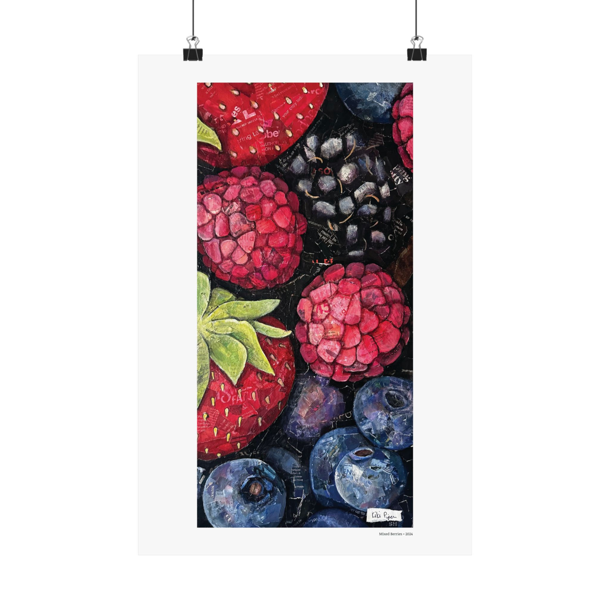 Mixed Berries | Unframed Art Print