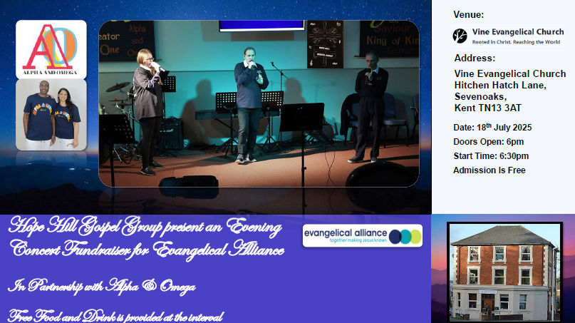 Hope Hill Gospel Group Fundraiser Concert for Evangelical Alliance at Vine Evangelical Chu