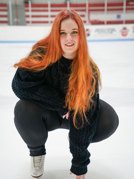 Ice-skater Sports Senior Photo Portraits 