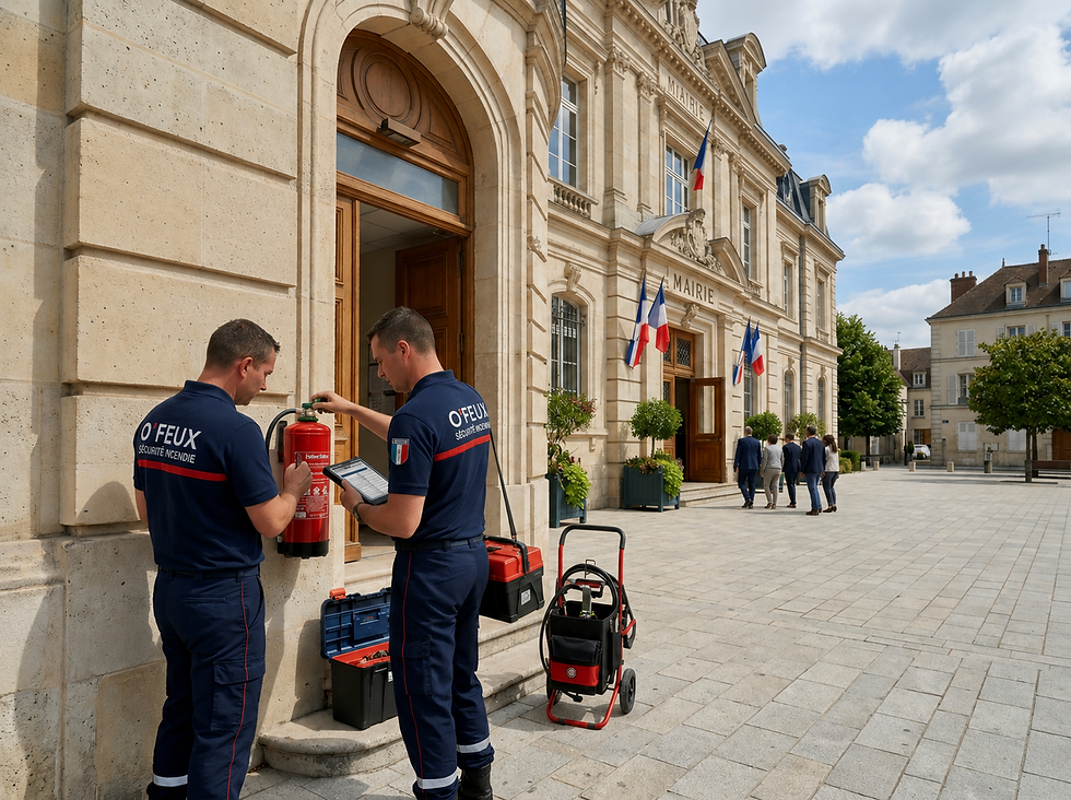 Techniciens extincteurs O'feux