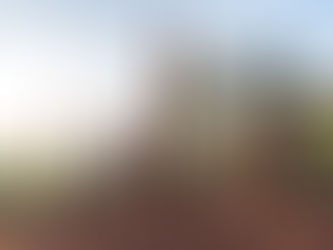 a close up of a timber playground with the sun setting in the background