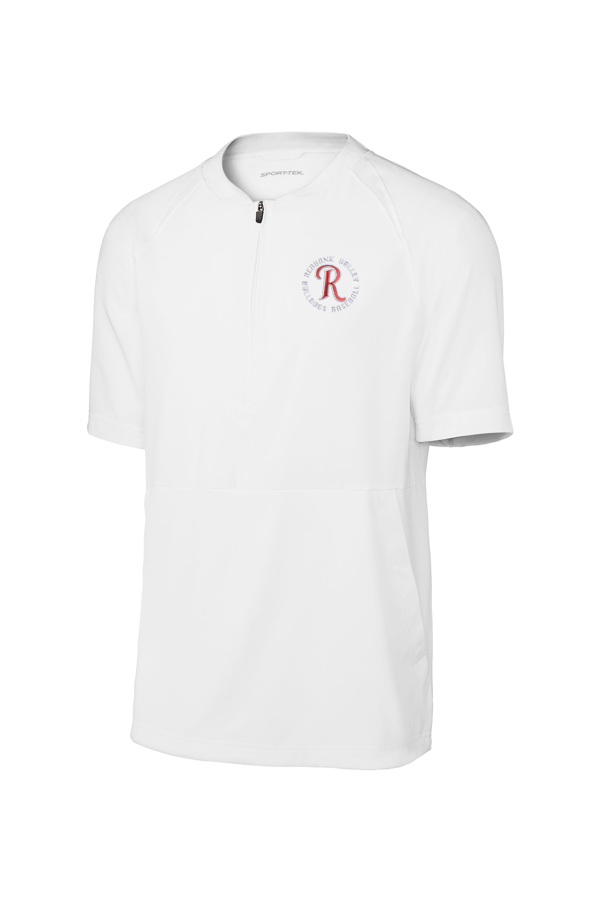 RV Baseball Embroidered Sport-Tek® Repeat 1/2-Zip Short Sleeve Jacket