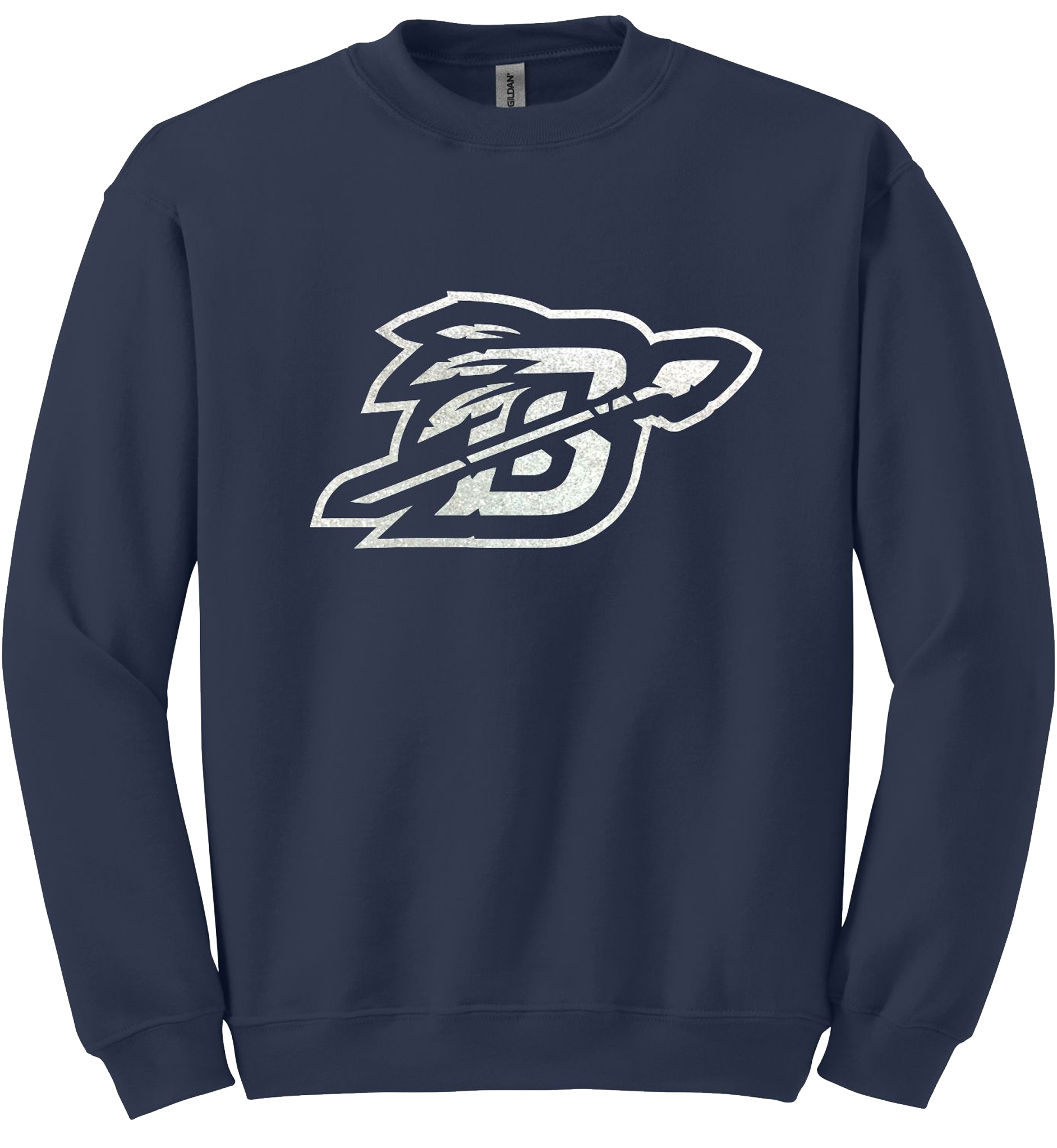 Brookville Raiders GLITTER Gildan® - Heavy Blend™ Crewneck Sweatshirt