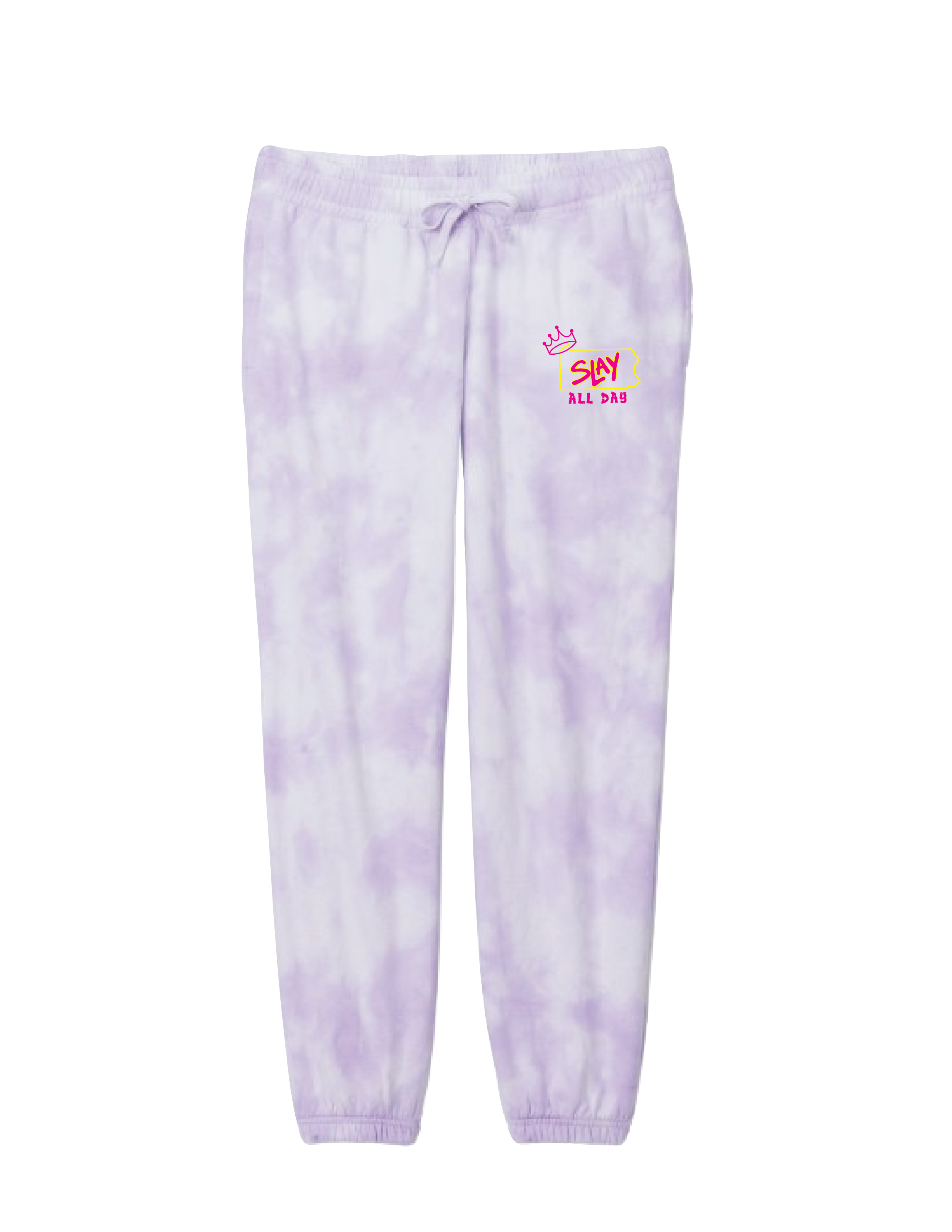 PA Slay Softball Port & Company® Women's Beach Wash® Cloud Tie-Dye Sweatpant