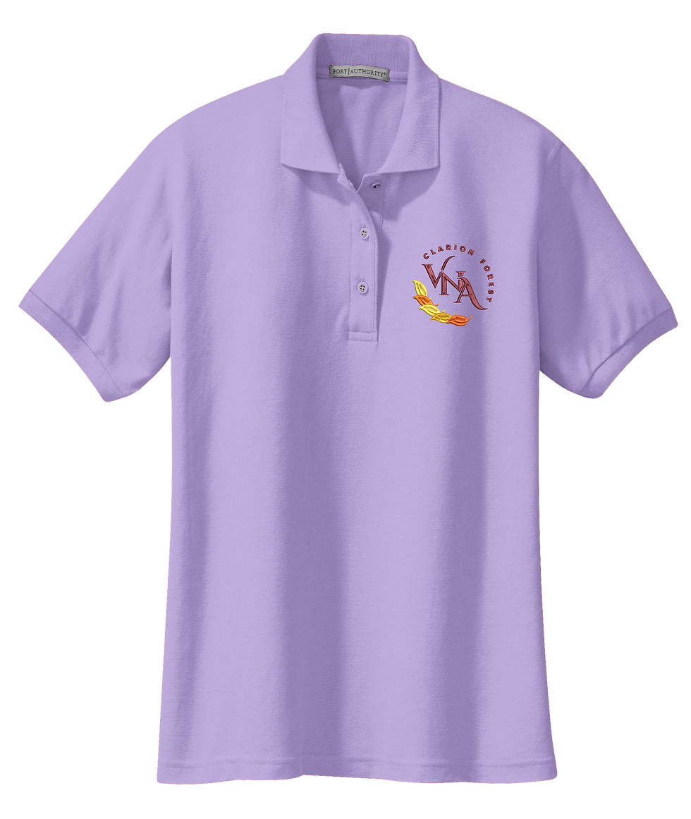 Thumbnail: Clarion Forest VNA Port Authority® Women's Silk Touch™ Polo