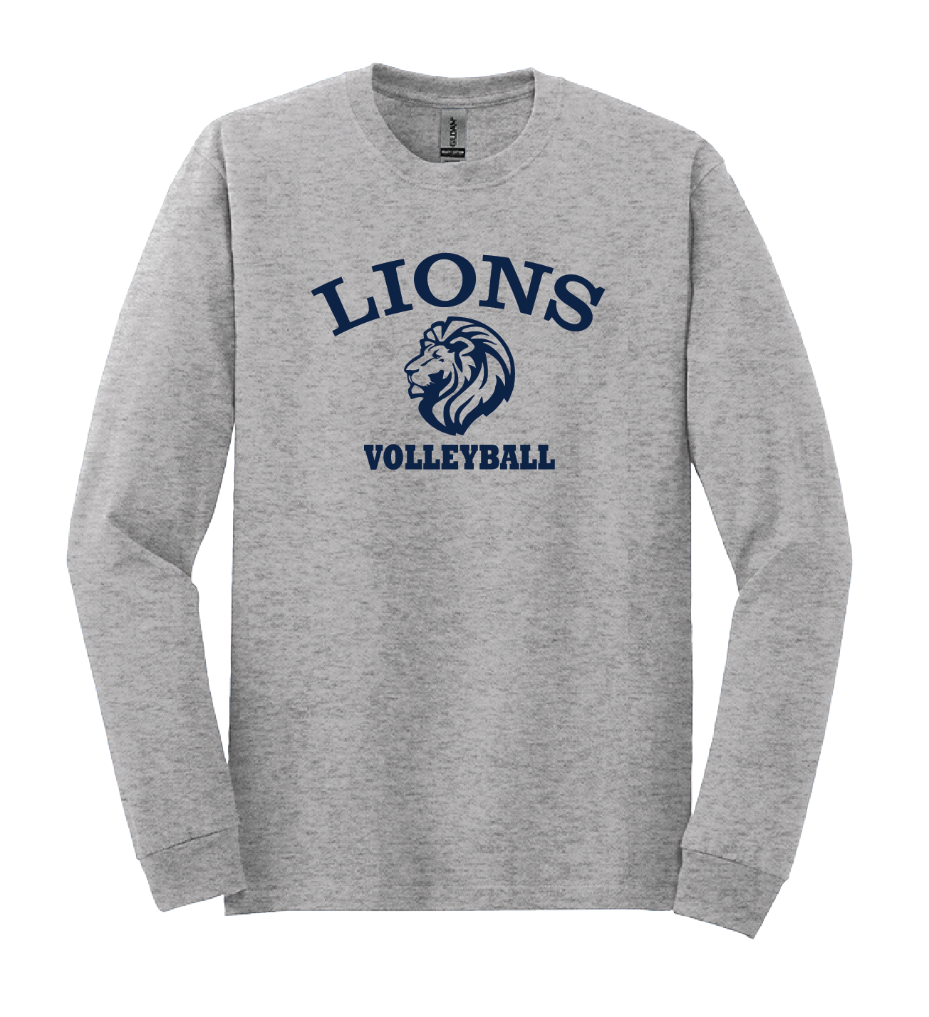 C-L Volleyball "Lions" Gildan® Heavy Cotton™ Long Sleeve T-Shirt