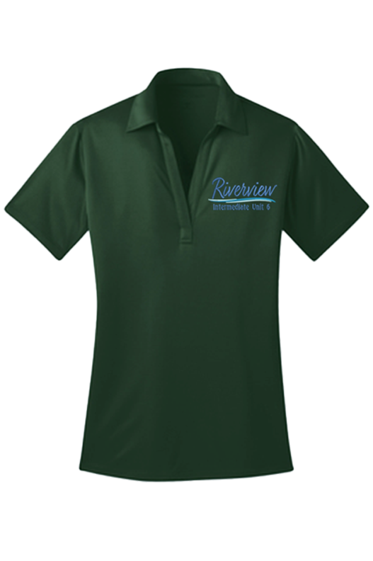 Thumbnail: Riverview Cursive Embroidered Port Authority Women's Silk Touch Performance Polo