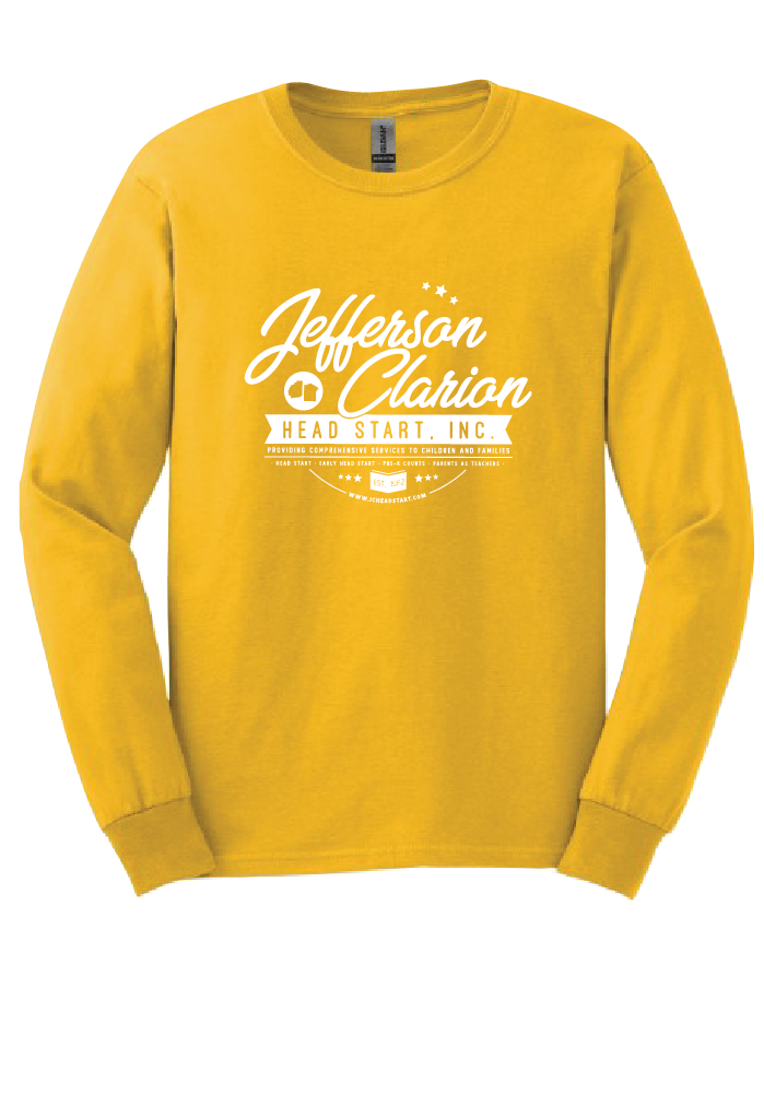 Jefferson Clarion Gildan® Ultra Cotton® 100% US Cotton Long Sleeve T-Shirt