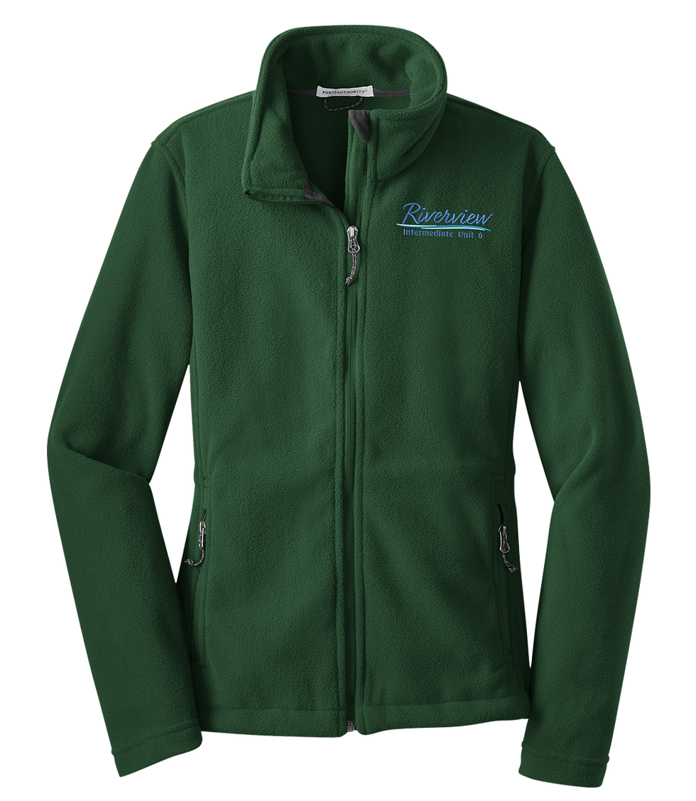 Thumbnail: Riverview Cursive Embroidered Port Authority® Women's Value Fleece Jacket