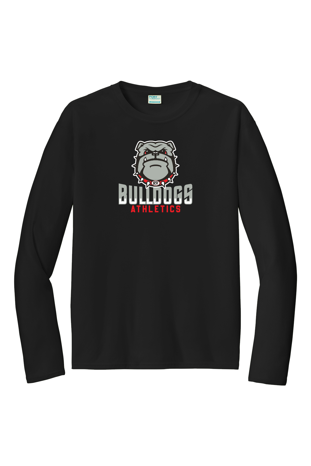 RV Youth Football "Bulldog" Port & Co™ Long Sleeve Performance Tee