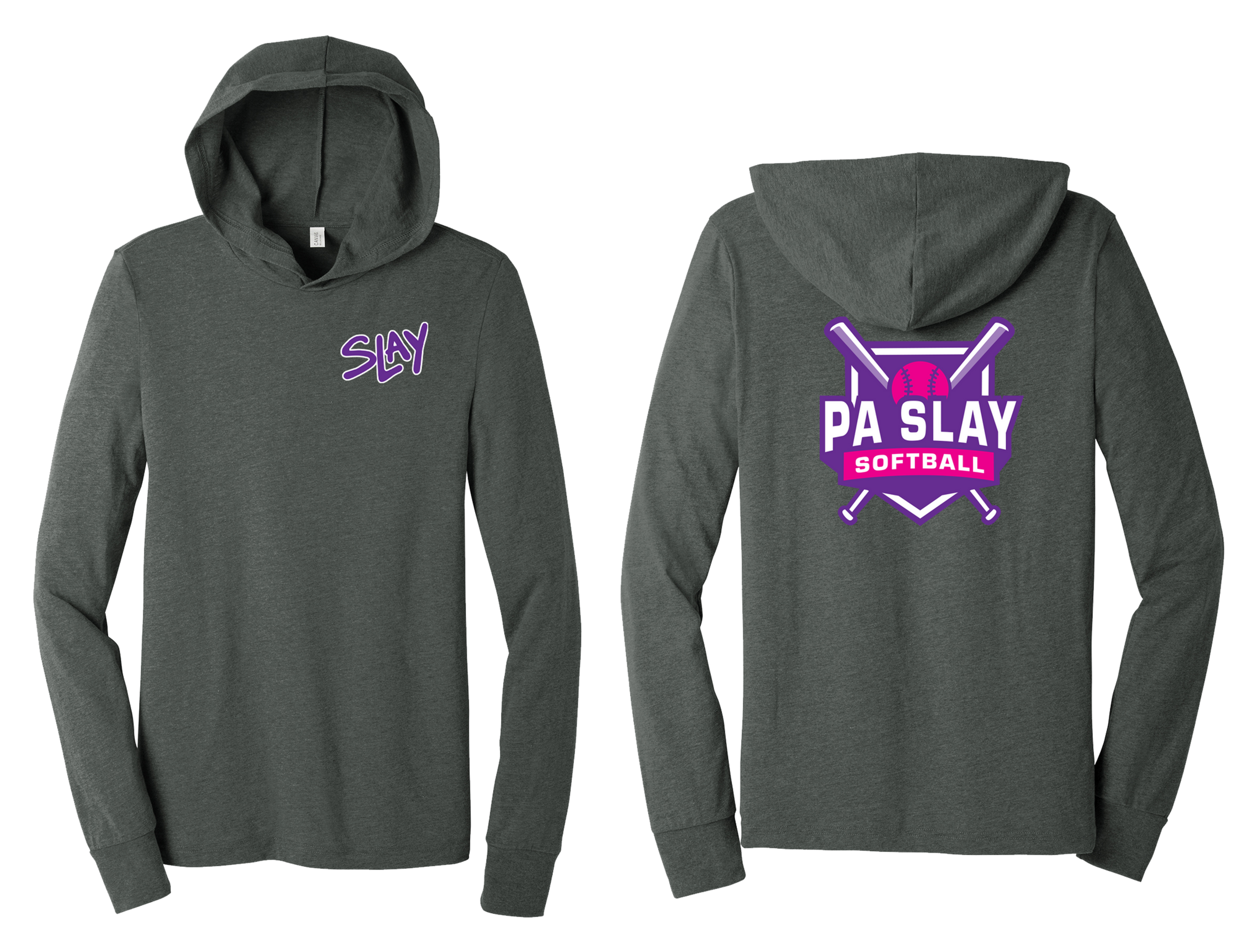 PA Slay "Plate" BELLA+CANVAS® Unisex Jersey Long Sleeve Hoodie