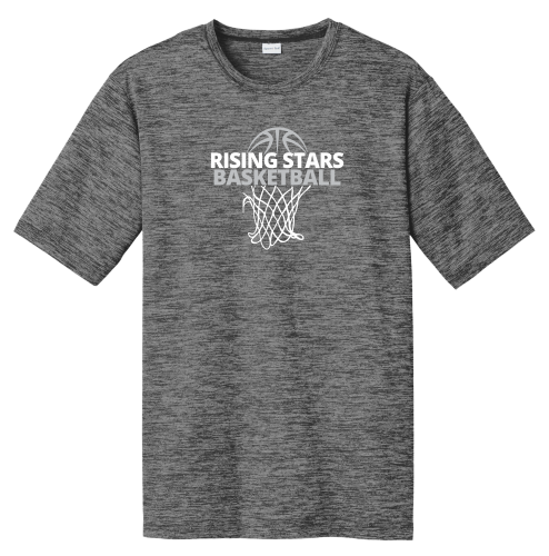 Thumbnail: Rising Stars "Hoop" Sport-Tek® PosiCharge® Electric Heather Tee