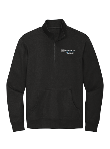 Thumbnail: Bev-Air Embroidered "Crest" District® V.I.T.™ Fleece 1/4-Zip